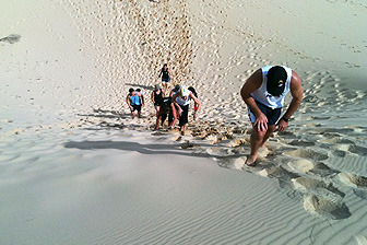 photo of outdoor group personal training, boot Camp with personal trainer at Real Results Fitness Training Oatley Sydney