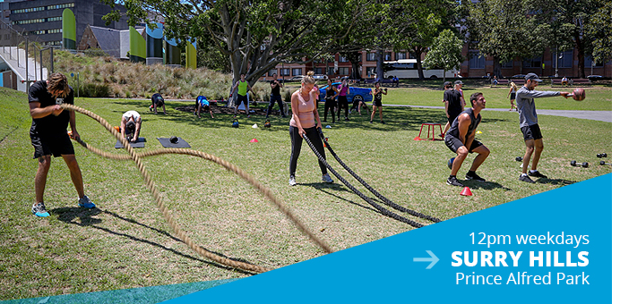 Group fitness sessions Surry Hills, Sean Connell at Real Results Fitness